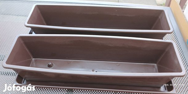 Használt, de jó állapotú 2db Balkonláda 