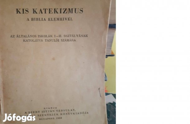 Használt állapotú Kis Katekizmus könyv. 900 ft