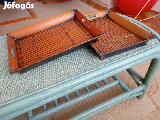 Használt bambusz tálca