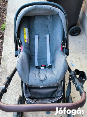 Használt de jó állapotú 3funkciós babakocsi eladó