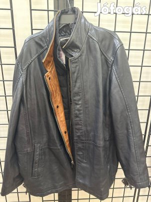 Használt férfi bőr kabát eladó