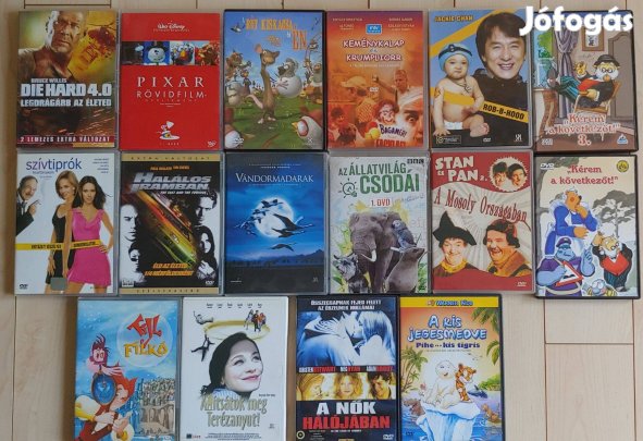 Használt filmek DVD vegyesen