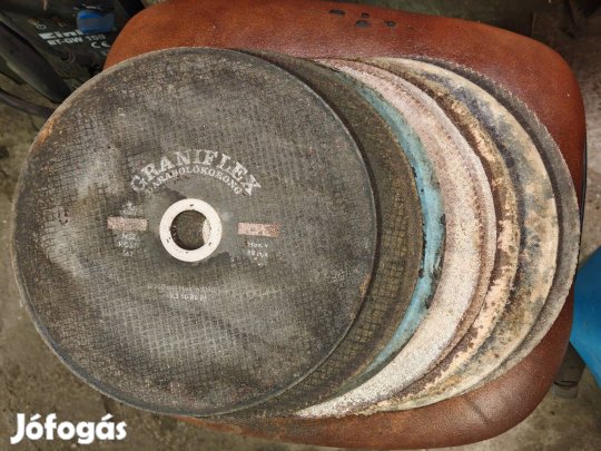 Használt gyorsdaraboló vágókorongok