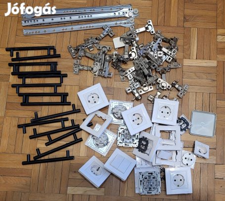 Használt kapcsolók, bútor alkatrészek egyben eladók 