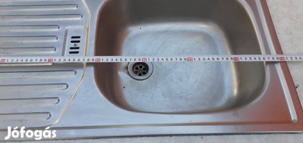 Használt mosogatótálca munkalappal