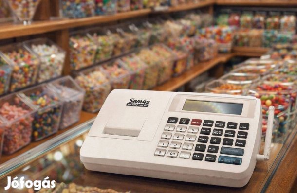 Használt pénztárgép névre írva, friss felülvizsgálattal