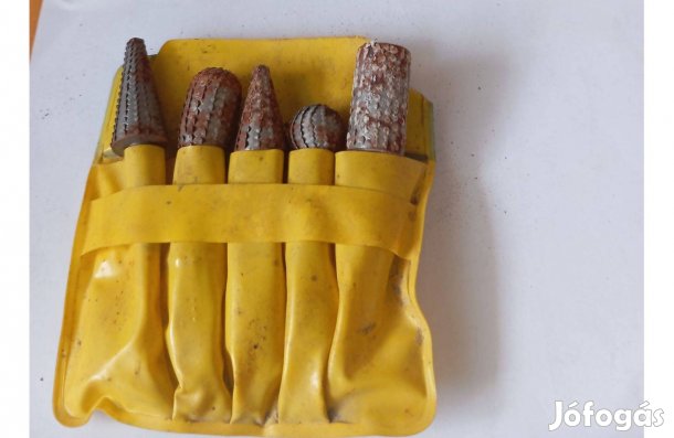 Használt rotációs reszelő,profil maró 5 db 900 Ft Bp. 3. ker