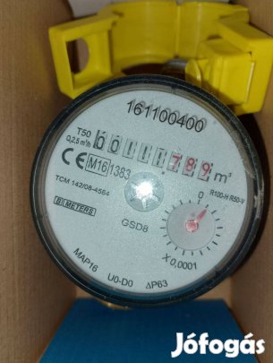 Használt vízóra 13/110 mm-es, fél colos