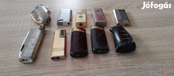 Hasznbált öngyújtók fellelt állapotban egy tételként