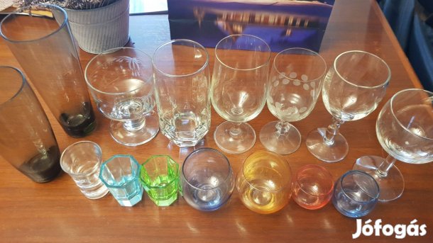 Hat darabos pohárkészletek