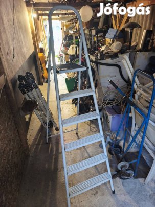 Hat fokos fém létra eladó 