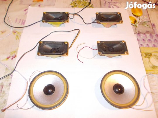 Hat hangszóró hangfal rács nedvszívó zacskó együtt eladó