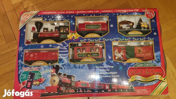 Hatalmas, "0 km-es" North Pole Express RC Vonat 