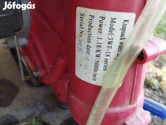 Háti permetező eladó 