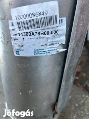 Hátsó Kipufogó Dob