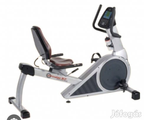 Háttámlás szobabicikli, ergométer