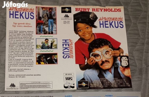 Hátulgombolos hekus - krimi VHS - Burt Reynolds