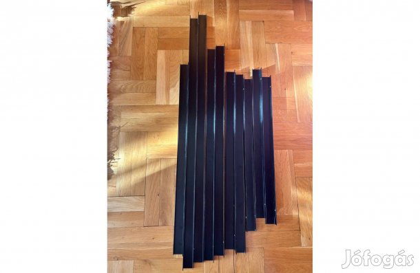 Hátulról csavaros fekete foggantyúk