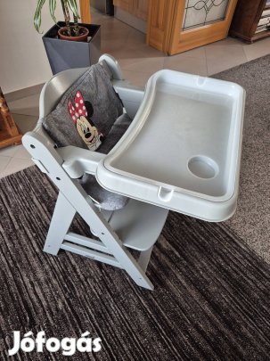 Hauck Alpha+ grey fa etetőszék 