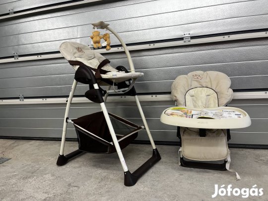 Hauck Sit N Relax kombinált 2 in 1 etetőszék pihenőszék