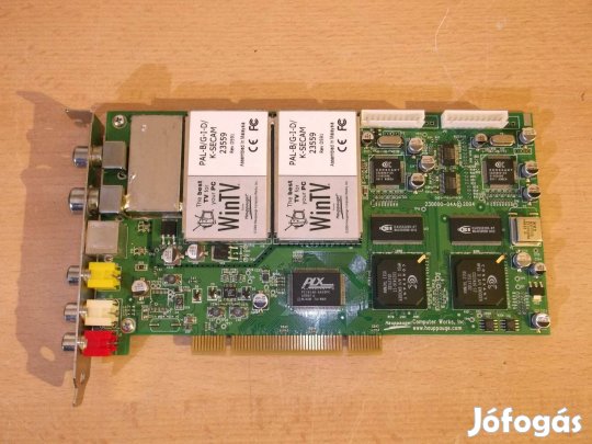 Hauppauge! Wintv-PWR 500 MCE kettős TV-FM tuner és digitalizáló kártya