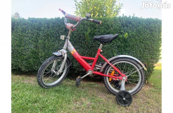 Hauser BMX 16 Kiwi gyermek kerékpár acél vázzal, pótkerékkel