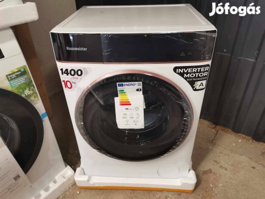 Hausmeister 10 kg Inverteres mosógép 2 év garanciával eladó