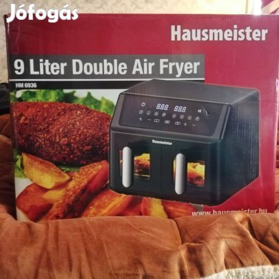 Hausmeister Air Fryer 9Literes dupla eladó