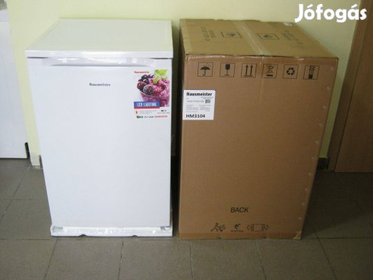 Hausmeister HM-3104 új hűtő belső fagyasztóval, jótállással dobozos. v