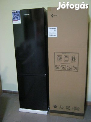 Hausmeister HM-3195 Alul Fagyasztós Fekete Kombinált Hűtőszekrény, jót
