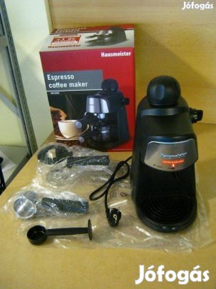 Hausmeister HM-6209 Eszpresszó Kávéfőző, Jótállással. Új! hg