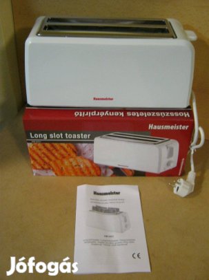 Hausmeister HM-6551 Négyszeletes kenyérpirító, 1200 W jótállással. Új!