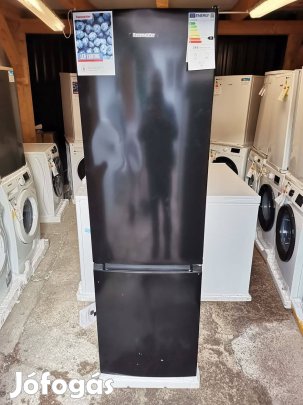 Hausmeister fekete kombi hűtő 3 év garanciával Áruhitelre is