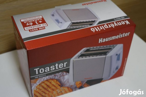 Hausmeister kenyérpirító hm 6557c 2 szeletes toaster