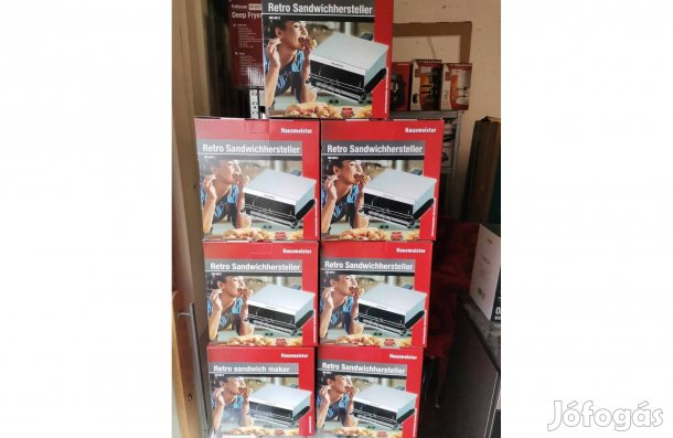 Hausmeister retro szendvicssütő 2 év garanciával