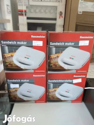 Hausmeister szendvicssütő 2 év garanciával