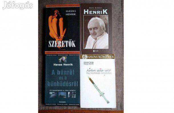 Havas Henrik A Bűnről És A Bűnhődésről,Henrik, Szeretők,könyvek