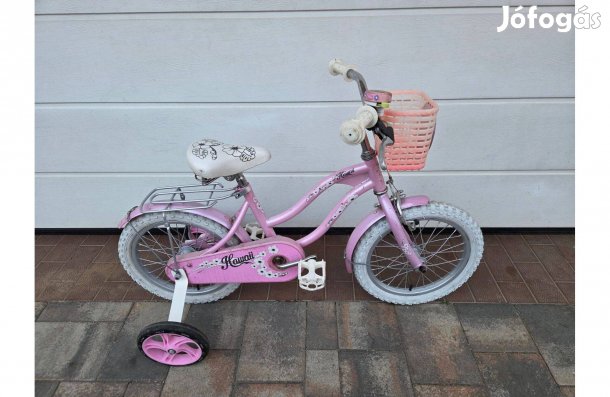 Hawaii 16 oldalkerekes kis gyerek bicikli 16" lány kerékpár