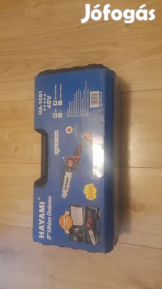 Hayami elektromos gallyazó láncfűrész 2 akkuval, töltővel!