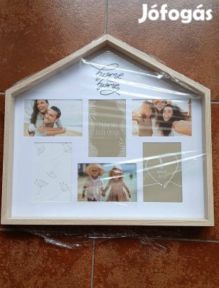 Ház alakú képkeret új esküvői dísz dekoráció A01