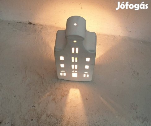 Ház formájú kerámia mécsestartó eladó, új