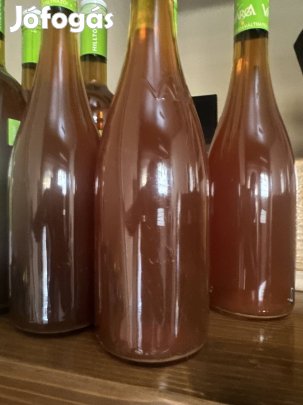 Házi kombucha ital palackozva, japán szálas teából