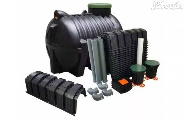 Házi szennyvíz tisztító szikkasztó tartály 2.0 (szett) 2-4 Fő Alagút