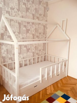 Házikó ágy 90x180cm matrac mérettel