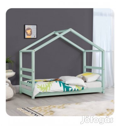 Házikó gyerekágy alacsony Montessori ágy