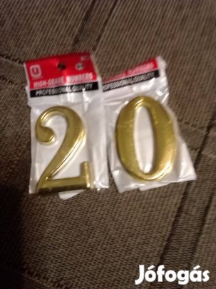 Házszám ajtószám 20