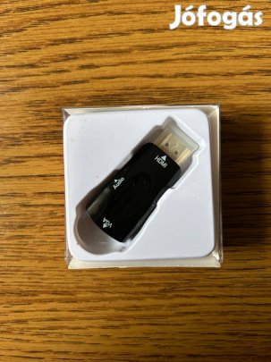 Hdmi - vga átalakító adapter audió kábellel, dobozos
