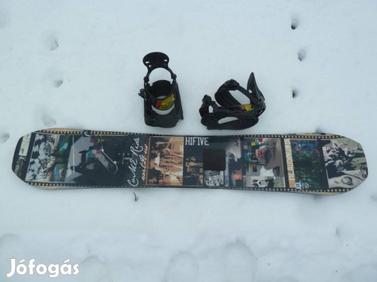 Head HI-Five Dct I snowboard lap hybrid Camber- rocker- camber ,kötés