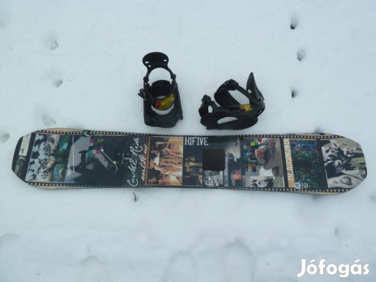 Head HI-Five Dct I snowboard lap hybrid Camber- rocker- camber ,kötés