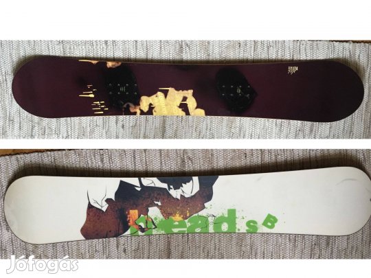 Head snowboard, ffi, 163 cm, fekete, alig használt